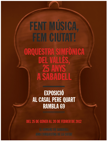 Cartell 25 aniversari Orquestra Simfnica del Valls